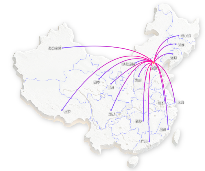 全国服务网络地图